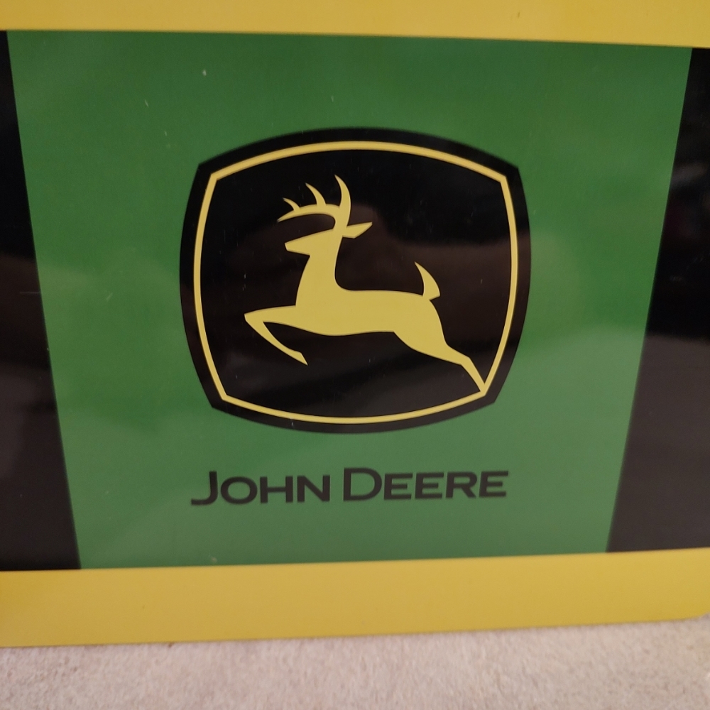 John Deere wall hanging hot plate trivet unique addition to any collection. I